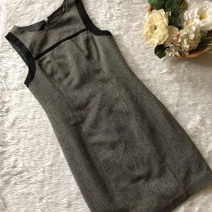 The Limited Black Grey Career Dress
